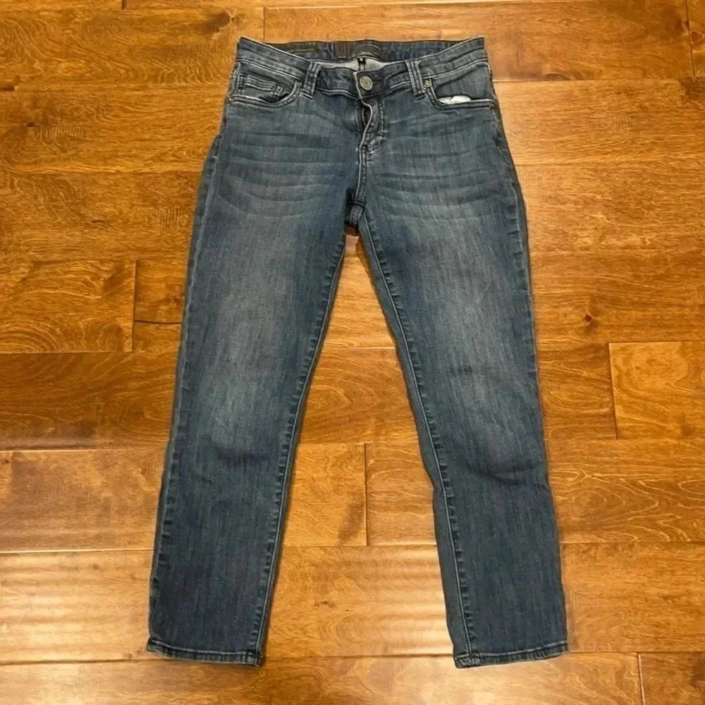 KUT from the Kloth women’s Bardot Crop‎ skinny Jeans size 0 EUC